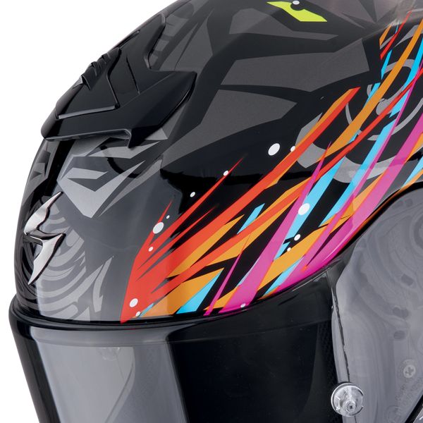 Scorpion Exo R1 Evo II Air Savage Nero Blu Rosa