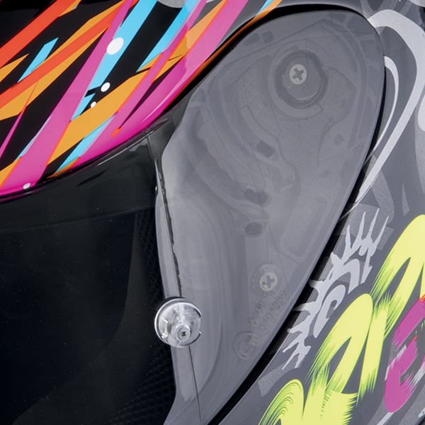 Scorpion Exo R1 Evo II Air Savage Nero Blu Rosa