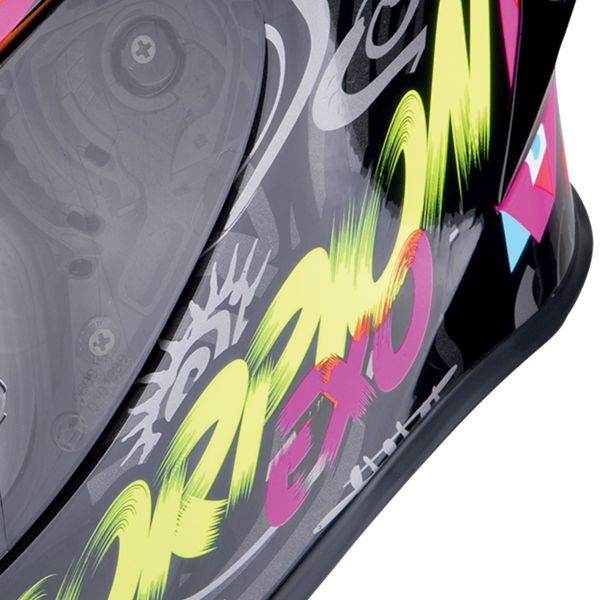 Scorpion Exo R1 Evo II Air Savage Nero Blu Rosa