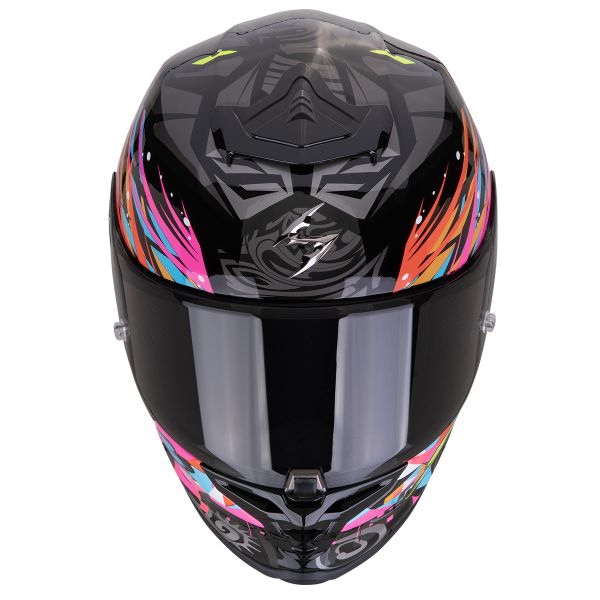 Scorpion Exo R1 Evo II Air Savage Nero Blu Rosa