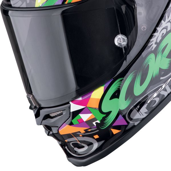 Scorpion Exo R1 Evo II Air Savage Nero Verde Arancione