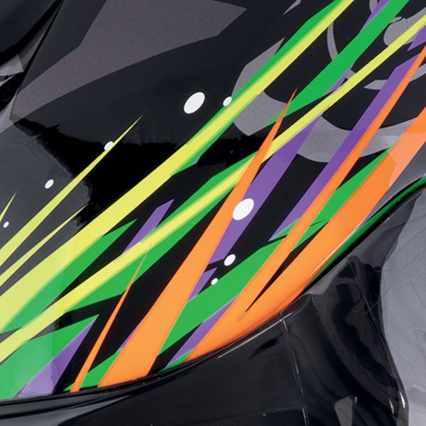 Scorpion Exo R1 Evo II Air Savage Nero Verde Arancione