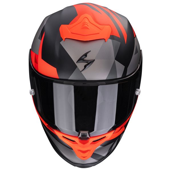 Scorpion EXO R1 Evo II Air Valere Matt Black Red
