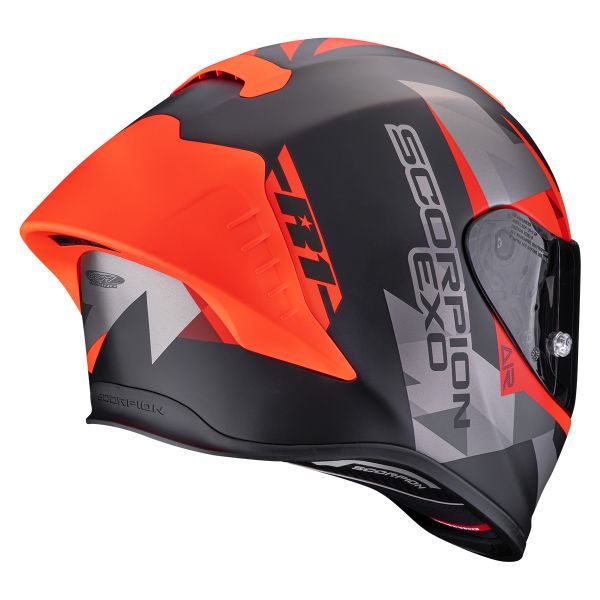 Scorpion EXO R1 Evo II Air Valere Matt Black Red