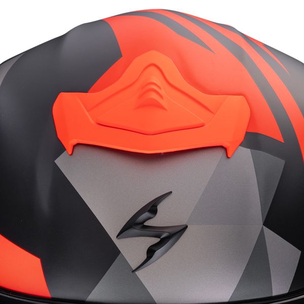 Scorpion EXO R1 Evo II Air Valere Matt Black Red