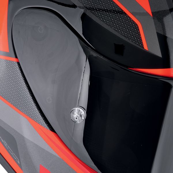 Scorpion Exo R1 Evo II Air Vital Black Silver Red + Kit Bluetooth 5S Solo