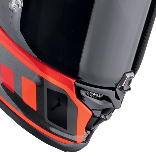 Scorpion Exo R1 Evo II Air Vital Black Silver Red + Kit Bluetooth 5S Solo