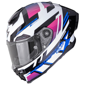Integrale Scorpion Exo Race Air Fury White Pink Blue