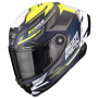 Casque Integrale Scorpion Exo Race Air Kobba Matt Blue Neon Yellow