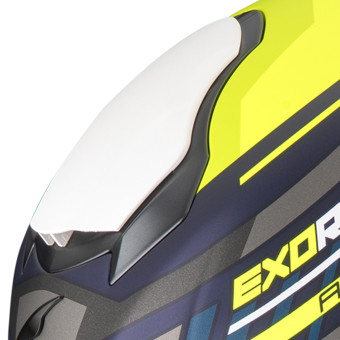 Scorpion Exo Race Air Kobba Matt Blue Neon Yellow