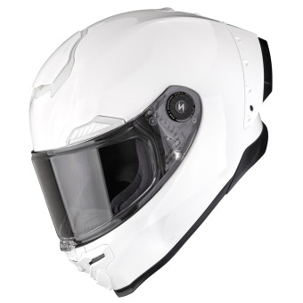 Casque Integrale Scorpion Exo Race Air Solid White