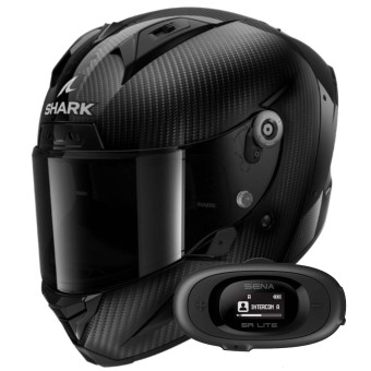 Integrale Shark Aeron Full Carbon DAD + Kit bluetooth 5R Lite Solo