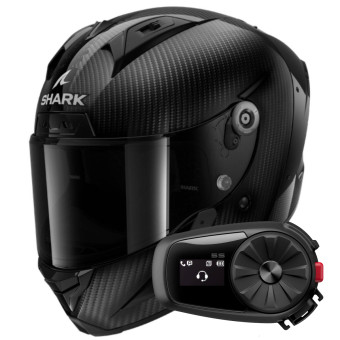 Integrale Shark Aeron Full Carbon DAD + Kit Bluetooth 5S Solo