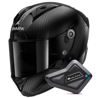 Integrale Shark Aeron Full Carbon DAD + Kit Bluetooth BT Mini