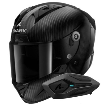 Casque Integrale Shark Aeron Full Carbon DAD + Kit Bluetooth Sena for Shark Solo Casque Integrale Shark Aeron Full Carbon DAD + Kit Bluetooth Sena for Shark Solo