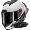 Pack Aeron GP Blank SP Carbon White Anthracite + Kit Bluetooth Sena for Shark
