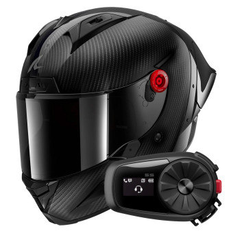Integrale Shark Aeron GP Blank SP Full Carbon + Kit Bluetooth 5S Solo