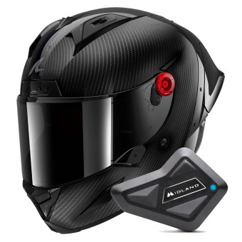 Integrale Shark Aeron GP Blank SP Full Carbon + Kit Bluetooth BT Mini