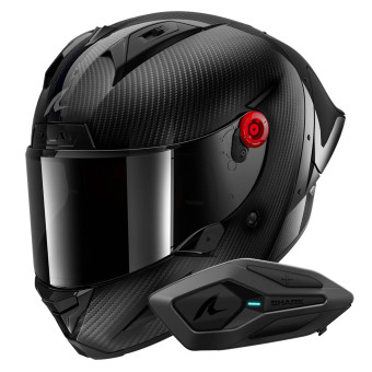 Integrale Shark Aeron GP Blank SP Full Carbon + Kit Bluetooth Sena for Shark Solo