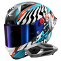 Casque Integrale Shark Aeron GP FIM 2 Racing Speed-Fancy DWB + Kit Bluetooth Sena for Shark Mes