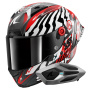 Casque Integrale Shark Aeron GP FIM 2 Racing Speed-Fancy Mat DWR + Kit Bluetooth Mesh Sena for