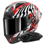 Casque Integrale Shark Aeron GP FIM 2 Racing Speed-Fancy Mat DWR + Kit Bluetooth Sena for Shark