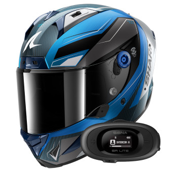 Integrale Shark Aeron Mekarium DBS + Kit bluetooth 5R Lite Solo