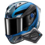 Casque Integrale Shark Aeron Mekarium DBS + Kit Bluetooth BT Mini