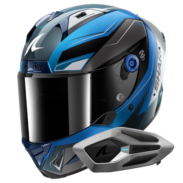 Integrale Shark Aeron Mekarium DBS + Kit Bluetooth Sena for Shark Mesh