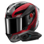 Casque Integrale Shark Aeron Mekarium DRS + Kit Bluetooth Sena for Shark Solo