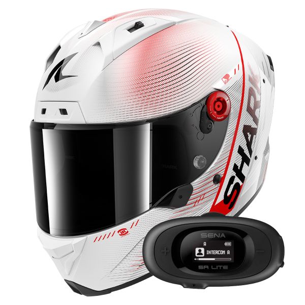 Integrale Shark Aeron Speed-Tech DWR + Kit bluetooth 5R Lite Solo