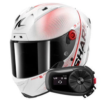 Integrale Shark Aeron Speed-Tech DWR + Kit Bluetooth 5S Solo