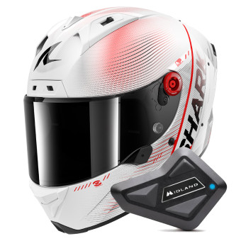 Integrale Shark Aeron Speed-Tech DWR + Kit Bluetooth BT Mini