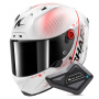 Casque Integrale Shark Aeron Speed-Tech DWR + Kit Bluetooth BT Mini