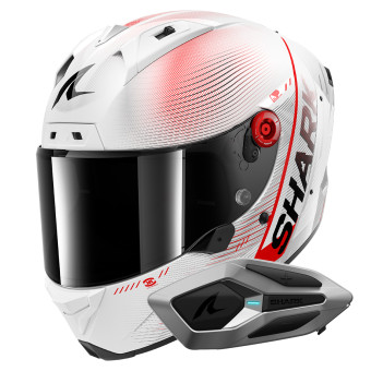 Integrale Shark Aeron Speed-Tech DWR + Kit Bluetooth Sena for Shark Mesh