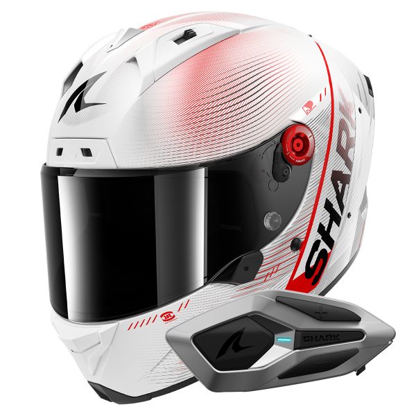 Integrale Shark Aeron Speed-Tech DWR + Kit Bluetooth Sena for Shark Mesh