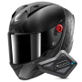 Casque Integrale Shark Aeron Speed-Tech Mat DAK + Kit Bluetooth BT Mini