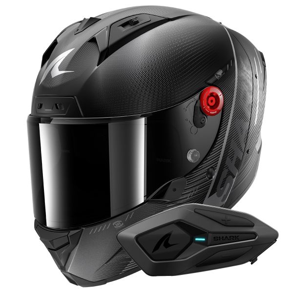 Integrale Shark Aeron Speed-Tech Mat DAK + Kit Bluetooth Sena for Shark Solo