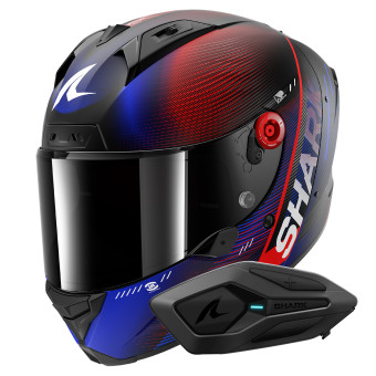 Integrale Shark Aeron Speed-Tech Mat DBR + Kit Bluetooth Sena for Shark Solo