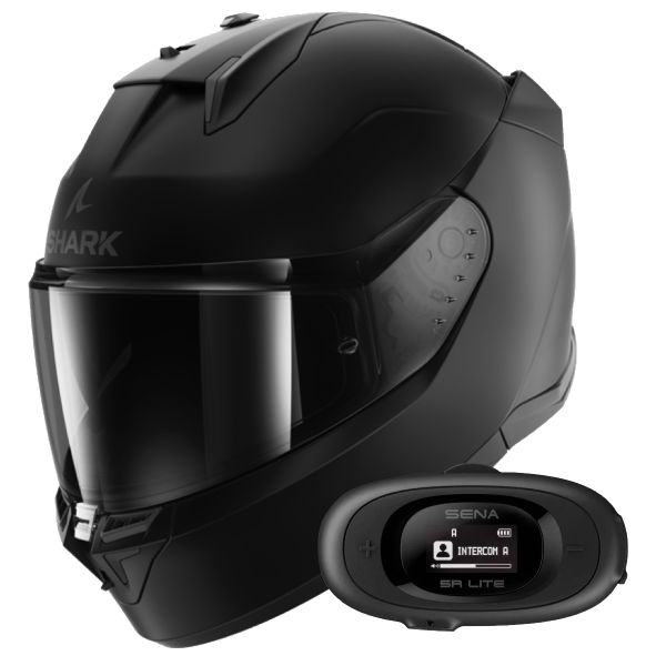 Integrale Shark D-Skwal 3 Blank Mat KMA + Kit Bluetooth 5R Lite