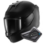 Casque Integrale Shark D-Skwal 3 Blank Mat KMA + Kit Bluetooth BT Mini