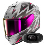 Casque Integrale Shark D-Skwal 3 Blast-R Mat SVK + Kit Bluetooth 5R Lite