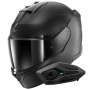 Casque Integrale Shark D-Skwal 3 Dark Shadow Edition Mat A08 + Kit Bluetooth Sena for Shark Sol