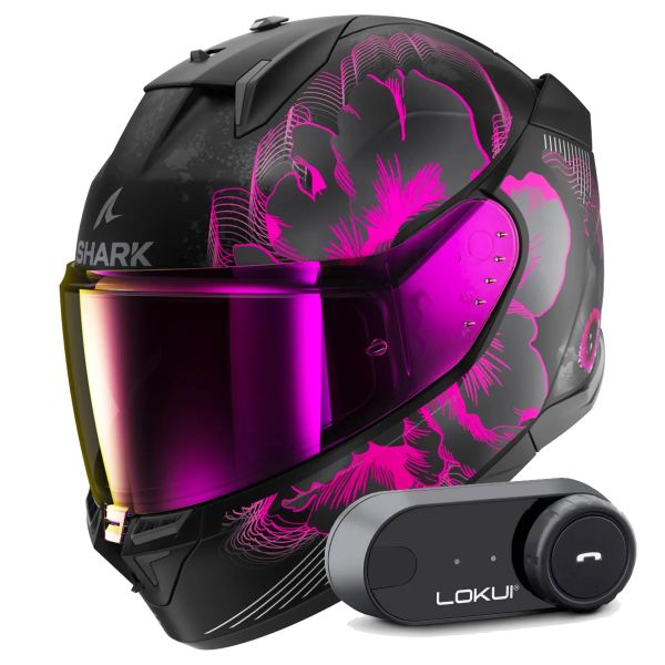 Integrale Shark D-Skwal 3 Mayfer Mat KVA + Kit Bluetooth Lokui K30