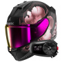 Casque Integrale Shark D-Skwal 3 Mayfer Mat KVQ + Kit Bluetooth 5S Solo