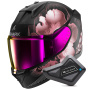 Casque Integrale Shark D-Skwal 3 Mayfer Mat KVQ + Kit Bluetooth BT Mini