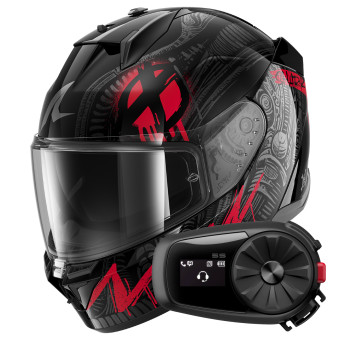 Integrale Shark D-Skwal 3 Shiever KAR + Kit Bluetooth 5S Solo