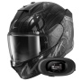 Casque Integrale Shark D-Skwal 3 Shiever Mat KAS + Kit Bluetooth 5R Lite