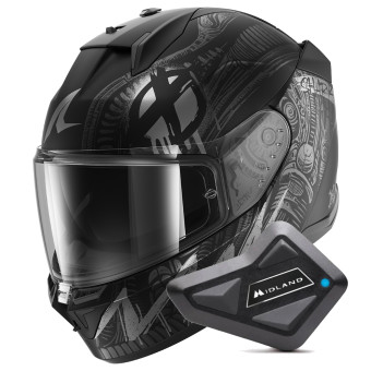 Integrale Shark D-Skwal 3 Shiever Mat KAS + Kit Bluetooth BT Mini
