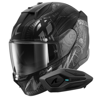 Integrale Shark D-Skwal 3 Shiever Mat KAS + Kit Bluetooth Sena for Shark Solo
